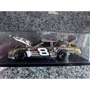Action Racing 24kt Gold Dale Earnhardt Jr #8 Budweiser 2002 COA Box Display 1:24